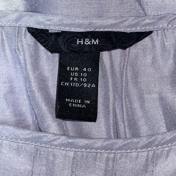 H&M Purple Flowy Blouse - Picture 4 of 6